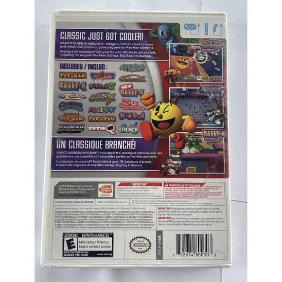 Nintendo Wii - Namco Museum Megamix  (2010) - Tested - Picture 6 of 8